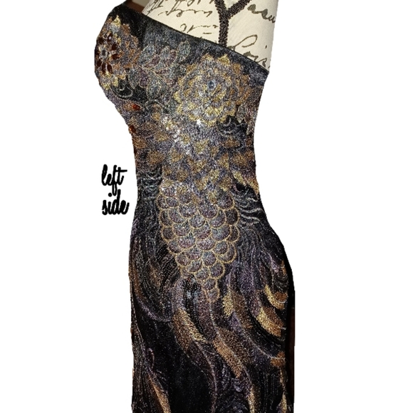 Mermaid style gown/dress by Eva - Picture 4 of 7